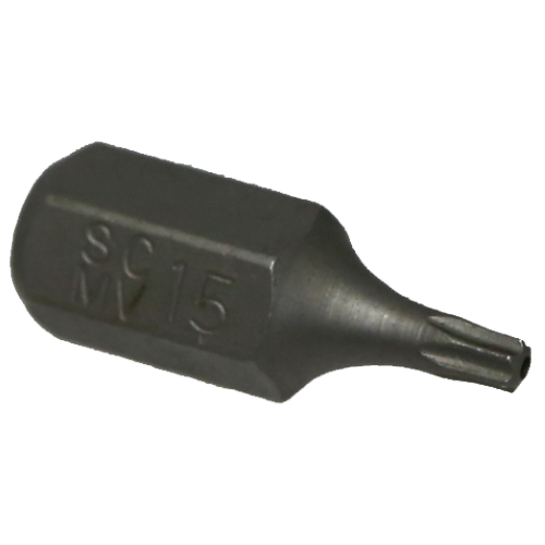 T15 Tamper Torx-r x 10mm Hex Bit 30mm T&E Tools T5215