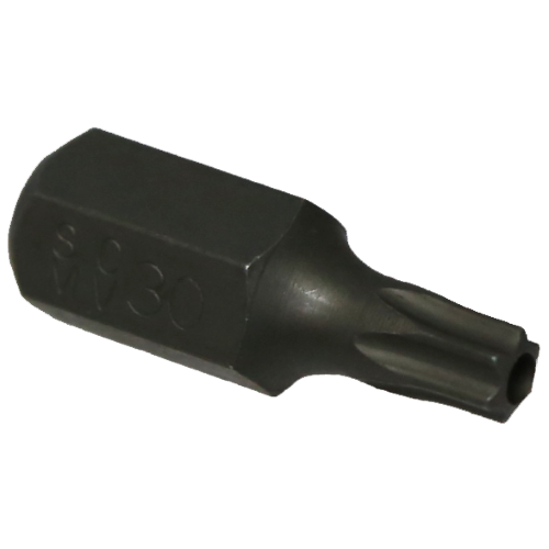 T30 Tamper Torx-r x 10mm Hex Bit 30mm T&E Tools T5230