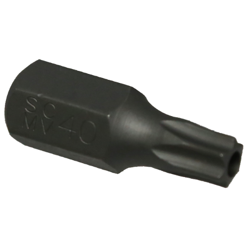 T40 Tamper Torx-r x 10mm Hex Bit 30mm T&E Tools T5240