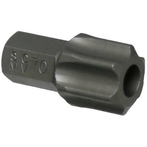 T70 Tamper Torx-r x 10mm Hex Bit 30mm T&E Tools T5270