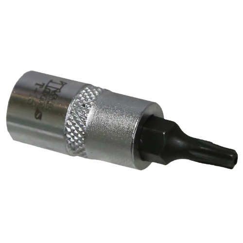 T15 x 1/4"Drive Tamper Torx Socket 30mm Long T&E Tools T5415