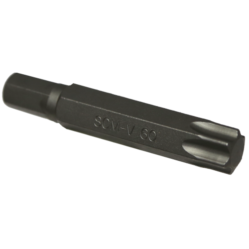 T60 Torx-r x 10mm Hex Bit (75mm) T&E Tools T5560