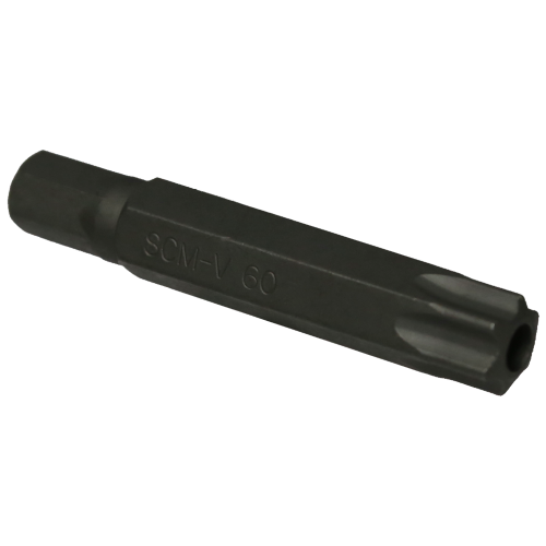 T60 Tamper Torx 10mm Hex x 75mm long T&E Tools T5860