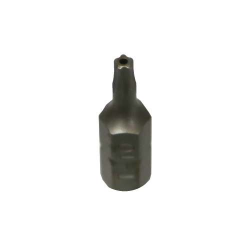 T10 x 1/4"Hex Five Point Tamper Torx Bit 25mm long T&E Tools T5910