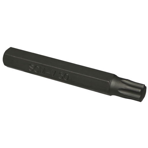 T50 Torx-Plus Impact Bit 10mm Hex x 75mm long T&E Tools T6350