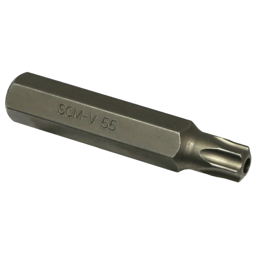 T55 Tamp/Torx 14mm Hex x 75mm Long T&E Tools T6855