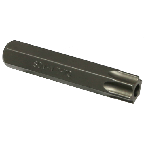 T70 Tamp/Torx 14mm Hex x 75mm Long T&E Tools T6870