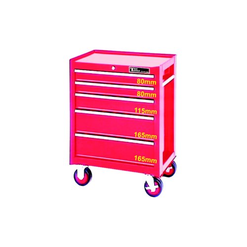 No.TES305 - Five Drawer Premier Roller Cabinet