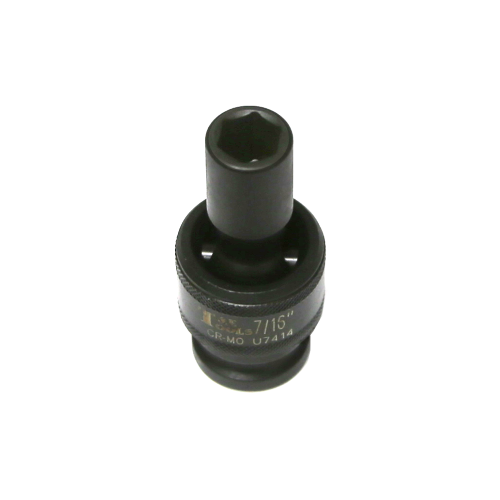 7/16" x 1/2" Drive 6 Point Impact Universal Socket (SAE) T&E Tools U7414