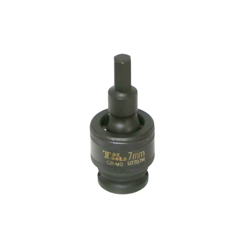 7mm x 3/8"Dr. Impact Uni. In-Hex Socket T&E Tools U7707M