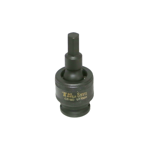 8mm x 3/8"Dr. Impact Uni. In-Hex Socket T&E Tools U7708M