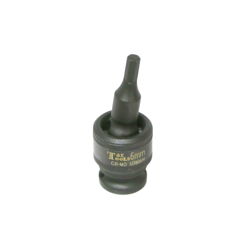 6mm x 1/2"Dr. Impact Uni. In-Hex Socket T&E Tools U7806M