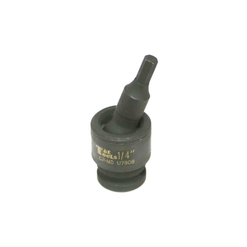 1/4" x 1/2"Dr. Impact Uni. In-Hex Socket T&E Tools U7808