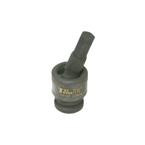 7/16" x 1/2"Dr. Impact Uni. In-Hex Socket T&E Tools U7814