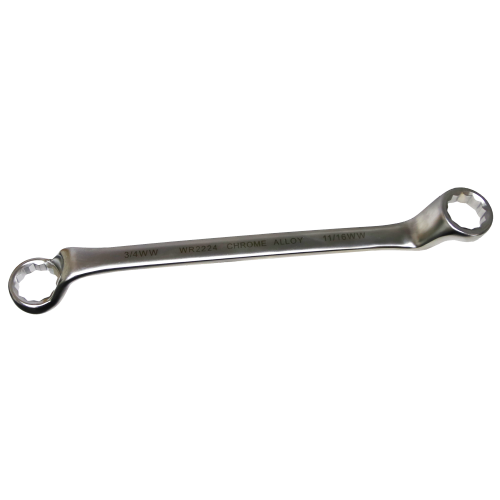 11/16" x 3/4" Whitworth Double-End Ring Wrench T&E Tools WR2224