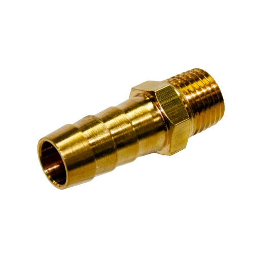1/2" (13mm) Barbed Tailpiece, 1/4" NPT Male Thread T&E Tools XCH1608