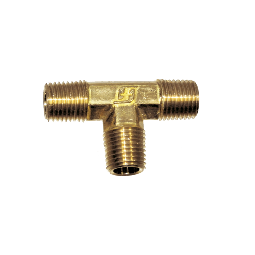 Three Way Male Tee (1/4" NPT) T&E Tools XMT0808