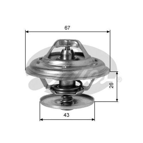Thermostat Gates TH01982G1 for MERCEDES-BENZ T2/LN1 669.061,669.062,669.063 4L
