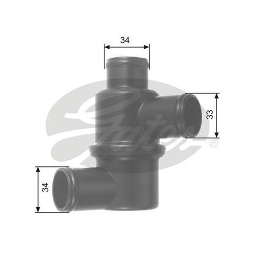 Thermostat Gates TH14580 for LADA Niva 2121,2131 1.6L 1.7L 1983-2000 Petrol