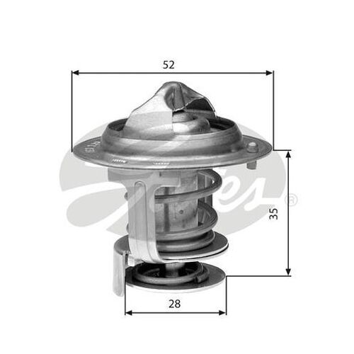 Thermostat Gates TH29478G1 for DAIHATSU Feroza Pyzar Charade Applause 1.6L Petrol