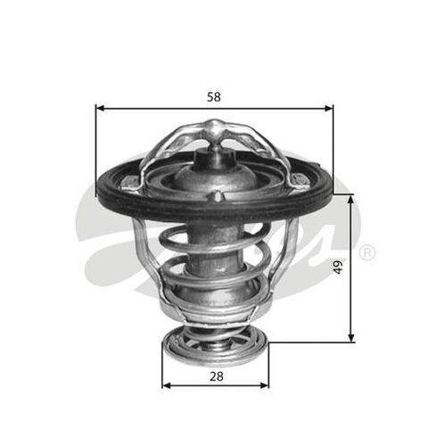 Thermostat Gates TH33682G1 for HYUNDAI Santa Fe SM Sonata EF 1998-2003 2L 2.4L Petrol