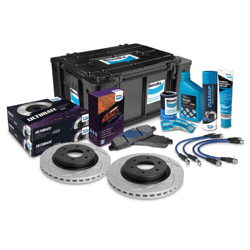 Brake Upgrade Kit Front 4x4 Bendix U4WDBUK12 for Nissan Navara D23 Ute dCi 2.5LTD YD25DDTi