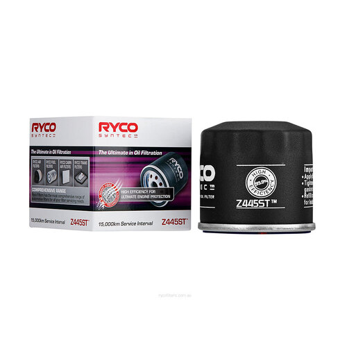 Oil Filter Z445ST Ryco For Nissan Qashqai 2.0LTP MR20DD J11 SUV