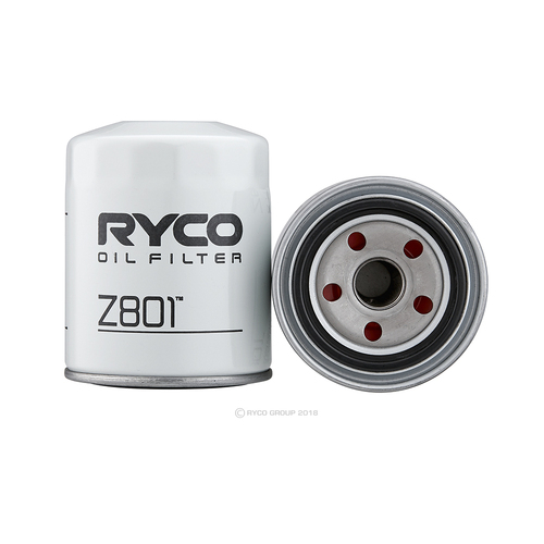 Oil Filter Z801 Ryco For Suzuki Grand Vitara 2.7LTP H 27 A FT  HT SUV 4x4 (JA 627)